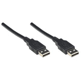 Manhattan Cable para Dispositivos USB A de Alta Velocidad Cable USB 2.0 USB A USB A Macho/Macho