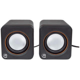 Manhattan Sistema de Altavoces, Serie 2600 altavoces 2.0 canales Mesa/estante 5 mm 6 W