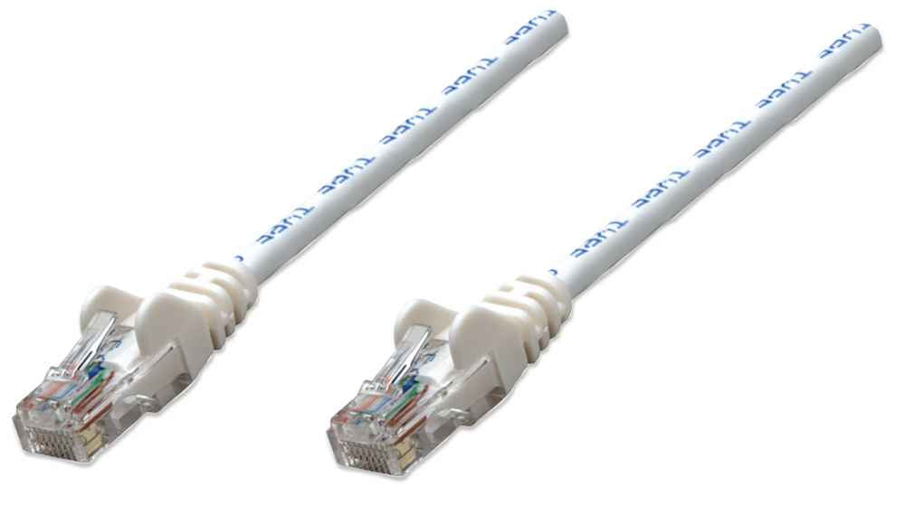 Intellinet Cable de red, Cat5e, UTP Cable Blanco 0,5 m Cat5e RJ-45