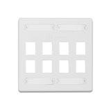 Siemon 10GMX-FPD08-02 panel de parcheo