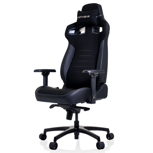 Vertagear PL4800 schwarz asiento acolchado respaldo acolchado, Negro, Negro, Tela