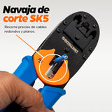 Intellinet Herramienta para Crimpear Plug Modular crimpadoras 215 mm 358 g 1 pieza(s) Herramienta para prensar