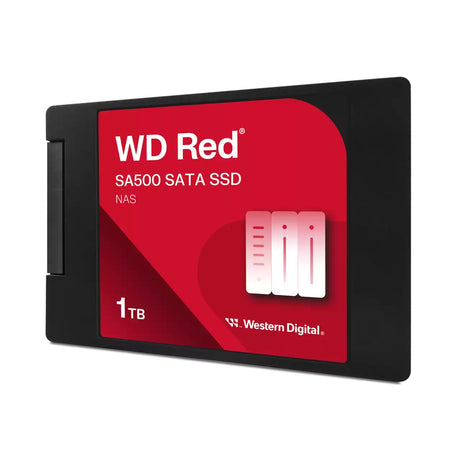 UNIDAD SSD WESTERN DIGITAL RED SA500 1TB 2.5" SATA3 560/530MBS WDS100T1R0A