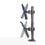 StarTech.com Soporte de Sobremesa para Dos Monitores Apilados Verticalmente de 49" 16:9 o 32:9 - Capacidad de Carga