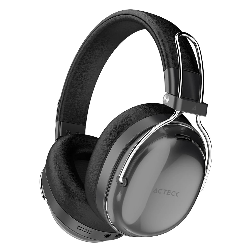 Acteck Luxe Pure HP730 Auriculares Inalámbrico y alámbrico Diadema Llamadas/Música Bluetooth Negro, 20 - 20000 Hz, 235 g