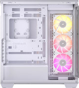 Corsair iCUE LINK 3500X RGB Midi Tower Blanco, EATX, Acero, Vidrio templado