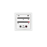 Módulo De Entrada Para Señal De Audio Auxiliar Con Encendido/Apagado Y Regulación De Volume, Color Blanco