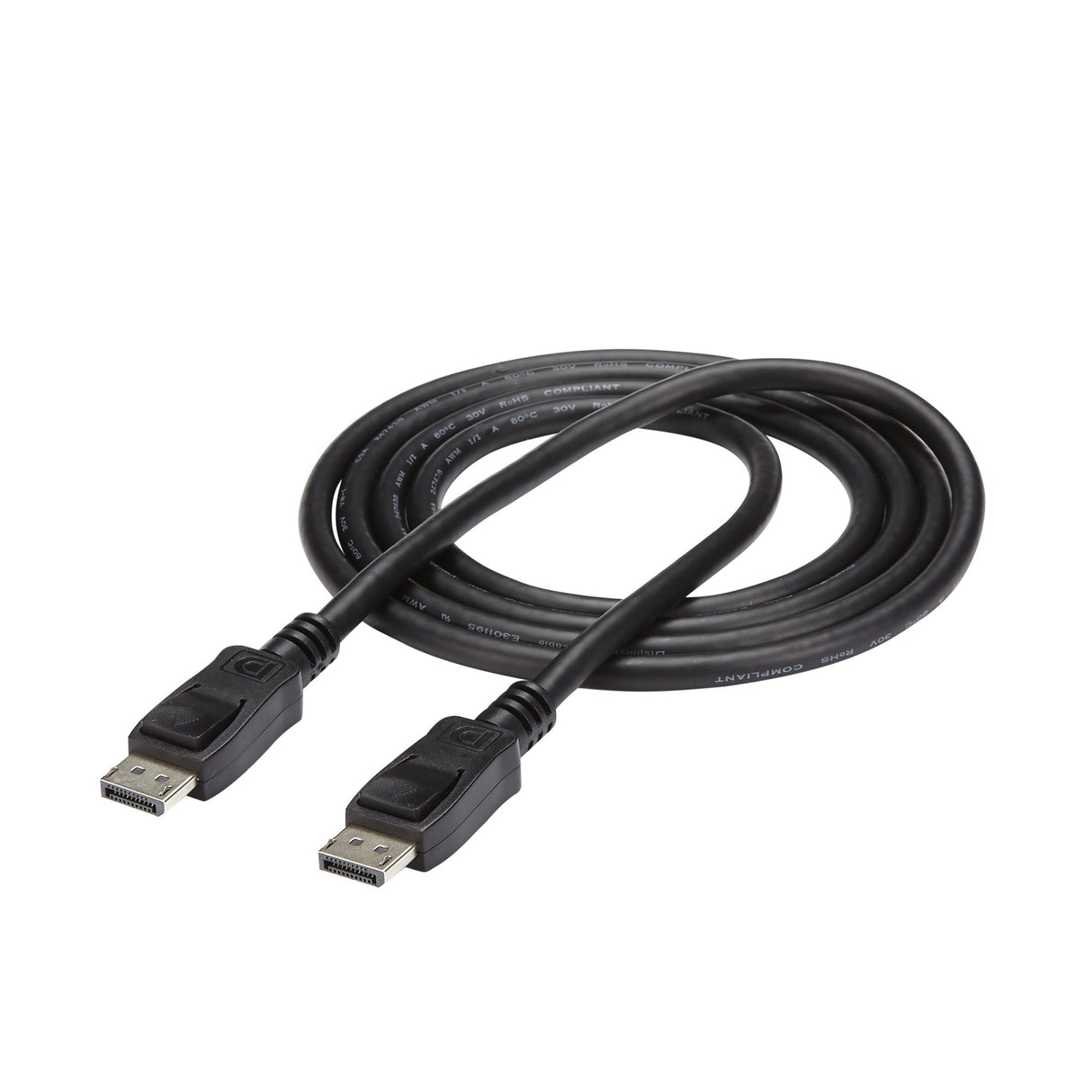 StarTech.com Cable de 1,8m DisplayPort 1.2 - Cable DisplayPort 4K x 2K Ultra HD Certificado por VESA - Cable DP a DP para Monitor - con Conectores DP con Pestillo Cable Derecho Derecho Níquel 1.2