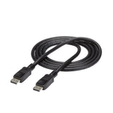 StarTech.com Cable de 1,8m DisplayPort 1.2 - Cable DisplayPort 4K x 2K Ultra HD Certificado por VESA - Cable DP a DP para Monitor - con Conectores DP con Pestillo Cable Derecho Derecho Níquel 1.2