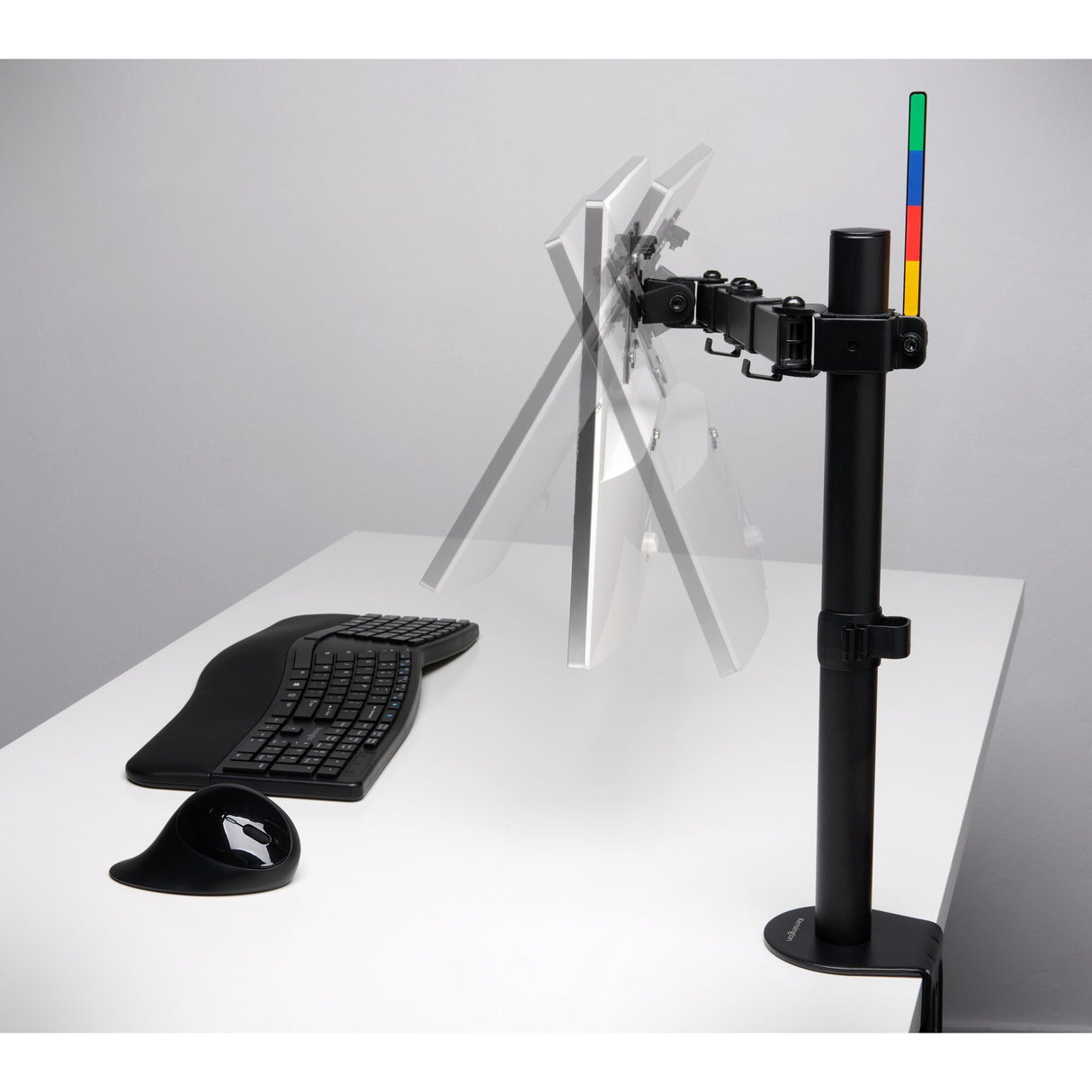 Kensington Brazo extensible SmartFit Ergo para monitor único Monitor Negro