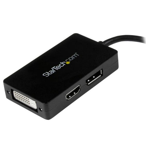 StarTech.com Adaptador de vídeo externo triple head Mini DisplayPort a DVI HDMI y DP conversor Adaptadores de cable de v