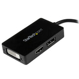 StarTech.com Adaptador de vídeo externo triple head Mini DisplayPort a DVI HDMI y DP conversor Adaptadores de cable de v