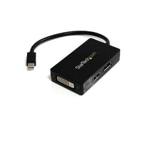 StarTech.com Adaptador de vídeo externo triple head Mini DisplayPort a DVI HDMI y DP conversor Adaptadores de cable de v