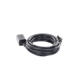 Cable de Extensión Cat6 RJ45 F/UTP / Macho a Hembra / 2 Metros (6.56 Pies) / Método de Conexión 568B / Velocidad de Transmisión 1000Mbps / Ancho de Banda del Canal 250MHz / Caja de Cobre / Negro