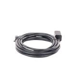 Cable de Extensión Cat6 RJ45 F/UTP / Macho a Hembra / 3 Metros (9.84 Pies) / Método de Conexión 568B / Velocidad de Transmisión 1000Mbps / Ancho de Banda del Canal 250MHz / Caja de Cobre / Negro