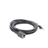 Cable de Extensión Cat6 RJ45 F/UTP / Macho a Hembra / 3 Metros (9.84 Pies) / Método de Conexión 568B / Velocidad de Transmisión 1000Mbps / Ancho de Banda del Canal 250MHz / Caja de Cobre / Negro