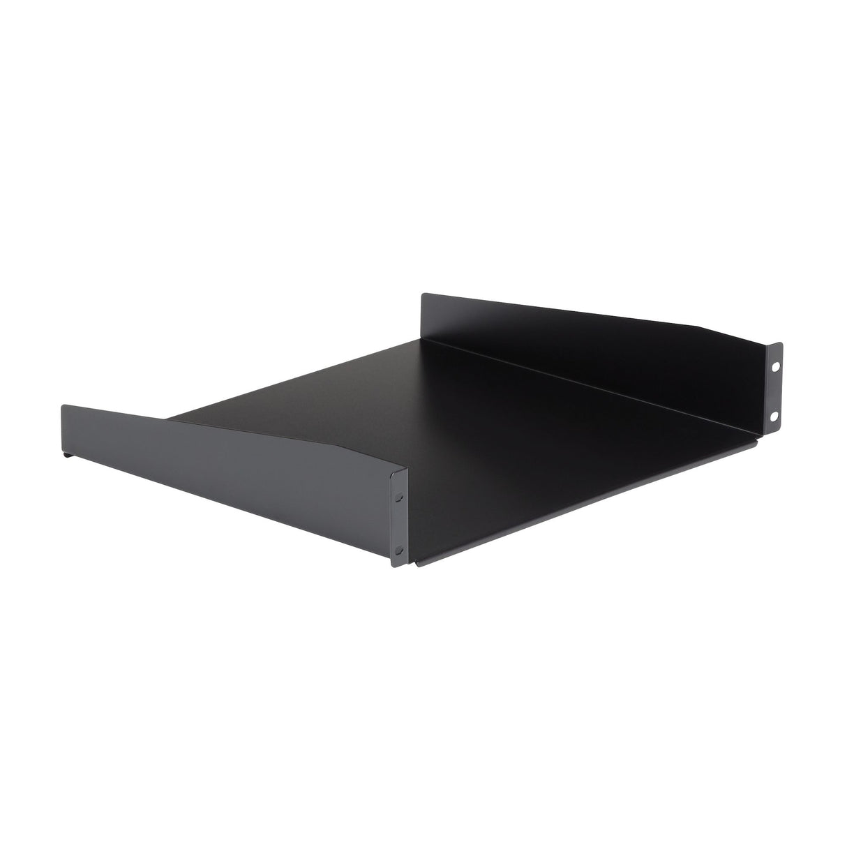 StarTech.com Estante 2U Bandeja Estándar para Armario Rack Universal de Servidores de 19 Pulgadas - de Acero de Servicio Pesado - Capacidad de Carga de 20kg - 16" de Profundidad - Negro Rack Estantería Negro Acero 20 kg