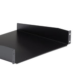 StarTech.com Estante 2U Bandeja Estándar para Armario Rack Universal de Servidores de 19 Pulgadas - de Acero de Servicio Pesado - Capacidad de Carga de 20kg - 16" de Profundidad - Negro Rack Estantería Negro Acero 20 kg