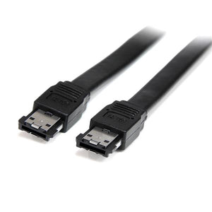 StarTech.com Cable eSATA Blindado de 91cm - Macho a Macho - Negro Cables de SATA 0,9 m eSATA RoHS