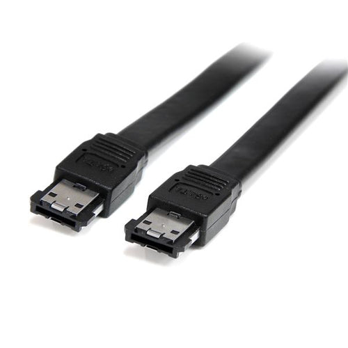 StarTech.com Cable eSATA Blindado de 91cm - Macho a Macho - Negro Cables de SATA 0,9 m eSATA RoHS