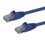StarTech.com Cable de Red Ethernet Snagless Sin Enganches Cat 6 Cat6 Gigabit 0,5m - Azul Cable Azul 0,5 m Cat6 U/UTP (UTP)