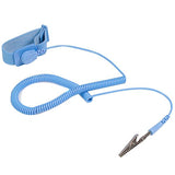 StarTech.com Pulsera Antiestatica con Cable a Tierra - Brazalete Antiestatico con Protección ESD muñequeras antiestáticas Azul 180 mm 15 mm 125 mm