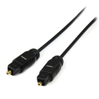 StarTech.com 10 ft Thin Toslink Digital Audio Cable Cable 3,05 m Macho Macho Negro