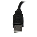 StarTech.com Cable de 0,15m de Extensión Alargador USB 2.0 - Macho a Hembra USB A - Extensor Cable USB 2.0 USB A USB A Macho/Hembra