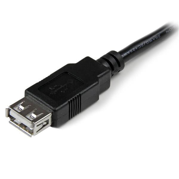 StarTech.com Cable de 0,15m de Extensión Alargador USB 2.0 - Macho a Hembra USB A - Extensor Cable USB 2.0 USB A USB A Macho/Hembra