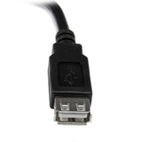 StarTech.com Cable de 0,15m de Extensión Alargador USB 2.0 - Macho a Hembra USB A - Extensor Cable USB 2.0 USB A USB A Macho/Hembra