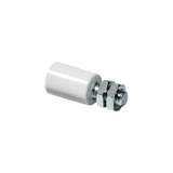 Comunello Rodillo de Deslizamiento / Cuerpo Acero Galvanizado / Rodillo Nylon 42 mm