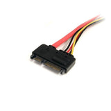 StarTech.com Cable de Extensión SATA de 22 Pines - Serial ATA Macho - SATA Hembra - 0,3m Cable 0,35 m SATA I SATA 22-pin SATA 7-pin + 15-pin