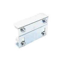 Guia Superior Ajustable Para Puertas Corredizas Con 4 Rodillos de 30 mm