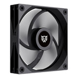 Balam Rush Eolox Glaziar EXG77 Gabinete de la computadora Ventilador 12 cm Negro 1 pieza(s), 0 RPM, 2000 RPM