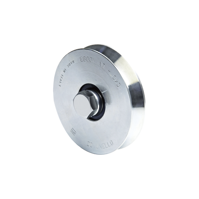 Rueda de 12 cm / Con Capacidad Para Puertas de Hasta 240 kg / Sin Soporte / Canal Tipo "V"