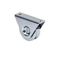 (325V-100) Rueda de 10 cm / Con Capacidad Para Puertas de Hasta 220 Kg / Para Montaje en Superficie / Canal Tipo "V"