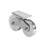 Comunello Rueda Doble para Puerta Corrediza / 16 cm (6.3 in) / Capacidad 1920 kg 1151-5642-001