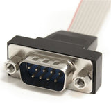 StarTech.com Cabezal Bracket de puerto Serie RS232 Serial 0,4M con conexión a Placa Base Cables seriales Gris 0,406 m 1 