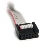 StarTech.com Cabezal Bracket de puerto Serie RS232 Serial 0,4M con conexión a Placa Base Cables seriales Gris 0,406 m 1 