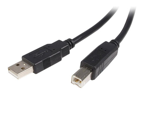 StarTech.com Cable USB de 3m para Impresora - 1x USB A Macho - 1x USB B Macho - Adaptador Negro Cable USB 2.0 USB A USB B Macho/Macho