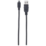 Manhattan Cable para Dispositivos USB Micro-B de Alta Velocidad Cable USB 2.0 USB A Micro-USB B Macho/Macho