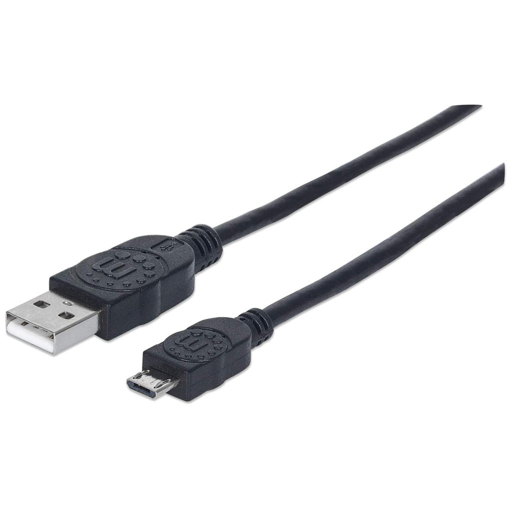 Manhattan Cable para Dispositivos USB Micro-B de Alta Velocidad Cable USB 2.0 USB A Micro-USB B Macho/Macho