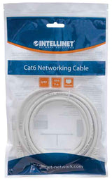 Intellinet Cable de red, Cat6, UTP Cable Blanco 3 m Cat6 RJ-45