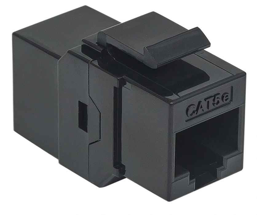 Intellinet COPLE RJ45 A RJ45 CAT5e KEYSTONE NEGRO UTP conectores RJ-45 Negro Plástico Cat5e
