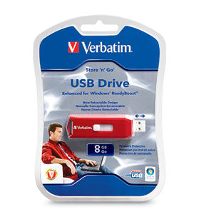 Verbatim 8GB Store 'n' Go Memoria Flash 8 GB USB tipo A 2.0 Windows Vista.