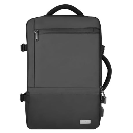 Perfect Choice PC-084808 mochila Mochila de viaje Negro, Compartimento del portátil, A prueba de agua