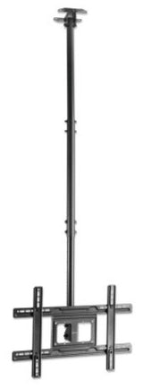 Manhattan Soporte de techo para TV/monitores, para pantallas de 37" a 65", altura ajustable de 70 a