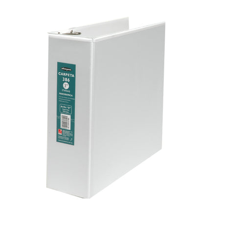 Acco Carpeta 386 carpeta de cartón 216 x 279 Blanco, Vinilo, 780 hojas