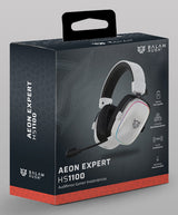 Balam Rush Aeon Expert HS1100 Auriculares Inalámbrico y alámbrico Diadema Juego USB Tipo C Bluetooth Negro, Blanco