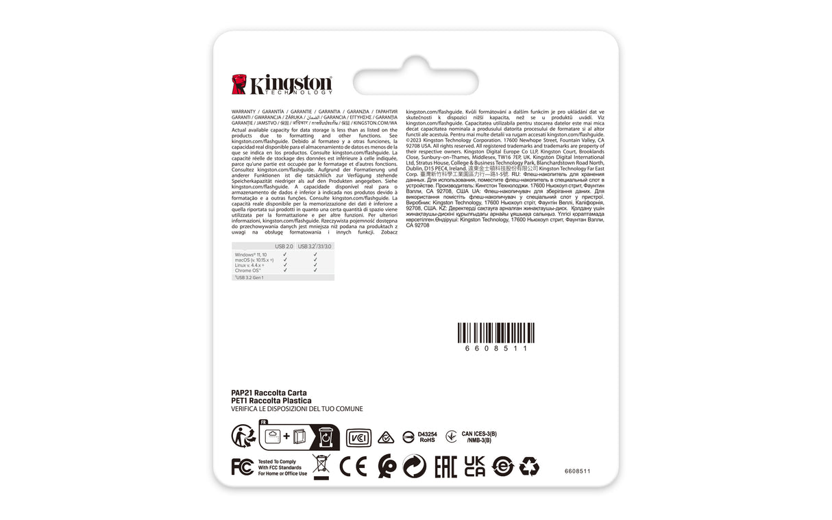 Kingston Technology 512GB 220MB/s Unidad USB 3.2 Gen 1 Metálica DataTraveler SE9 G3 Memoria Flash 512 GB USB tipo A 3.2 Gen 1 (3.1 Gen 1) 220 MB/s